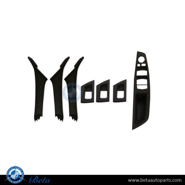 BMW 5 Series F10 (2010-2016), Door Handle Set (Mocha), China, 51417225859 / 51417225860