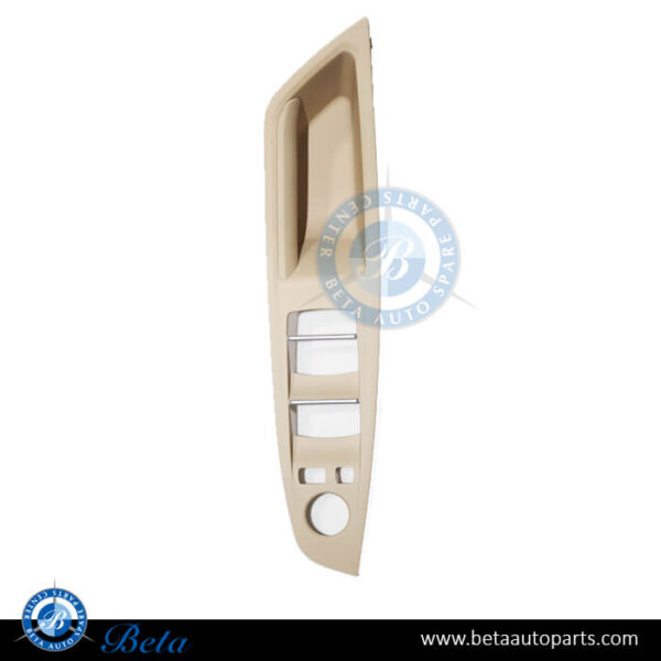 BMW 5 Series F10 (2010-2016), Door Handle Switch Cover (Beige), China, 51417225875