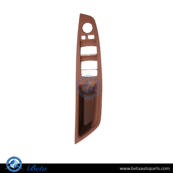 BMW 5 Series F10 (2010-2016), Door Handle Switch Cover (Brown), China, 51417261933