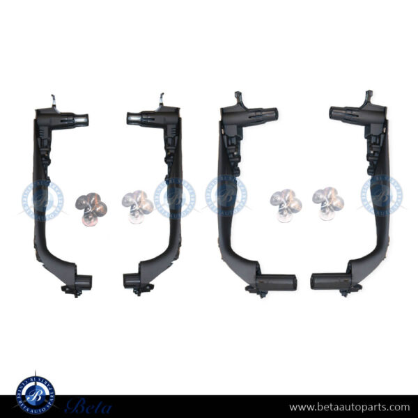 BMW 5 Series G30 (2017-2023), Door Inner Handle Set (Black), China, 51417438521 / 51417438522 / 51417438765 / 51417438522