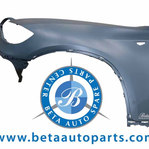 BMW X6 E71 (2008-2014), Front Fender with Washer / SLP Hole - Prime (Left), Taiwan, 51657052423