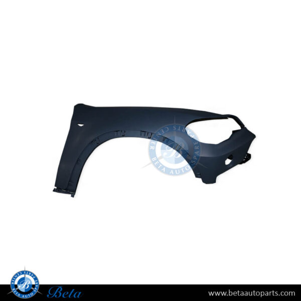 BMW X5 E70 (2007-2010), Front Fender without Wash / Hole - Plastic (Right), Taiwan, 51657178394