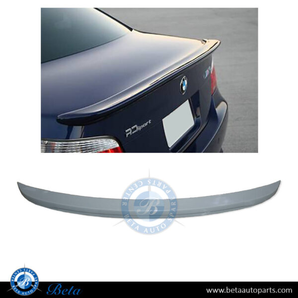 BMW 5 Series E60 (2003-2009), Trunk Spoiler M Look, Taiwan, 51710148785