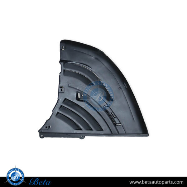 BMW 7 Series E65 (2002-2008), Front Wheel Fender Liner - Triangle (Right), China, 51717153788 / 51718223382
