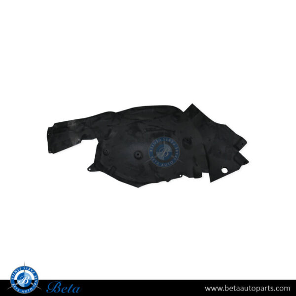 BMW 5 Series F10 (2010-2013), Front Wheel Fender Liner Rear Half Flannel (Right), China, 51717186724