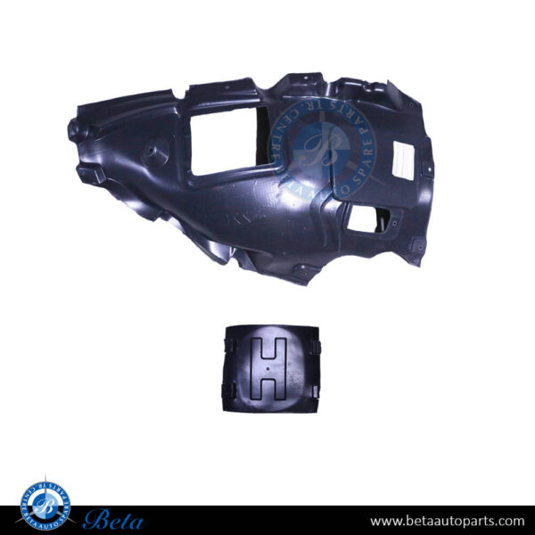BMW 2 Series F22 / F22 LCI (2011-2019), Front Wheel Fender Liner - Front Half (Left), China, 51717312837