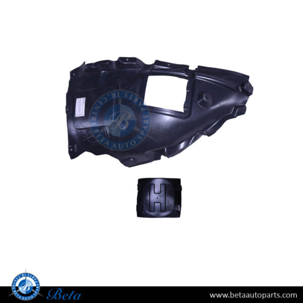 BMW 2 Series F22 / F22 LCI (2011-2019), Front Wheel Fender Liner - Front Half (Right), China, 51717312838