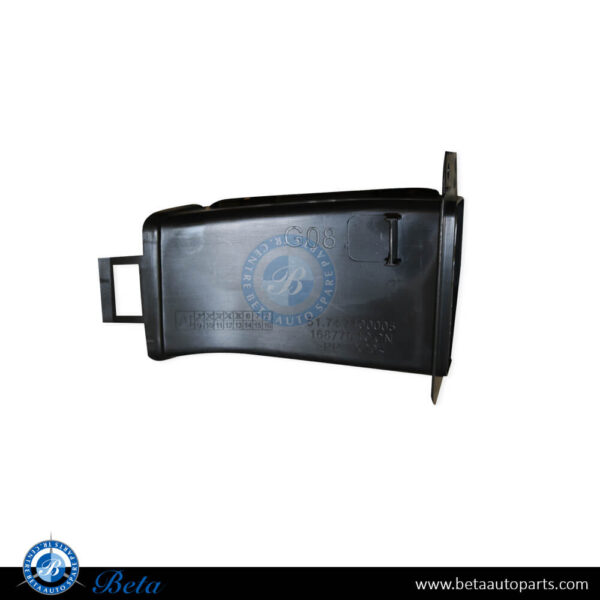 BMW X3 / X4 G01 / G02 (2018-Up), Front Brake Air Duct Housing (Left), China, 51747400005