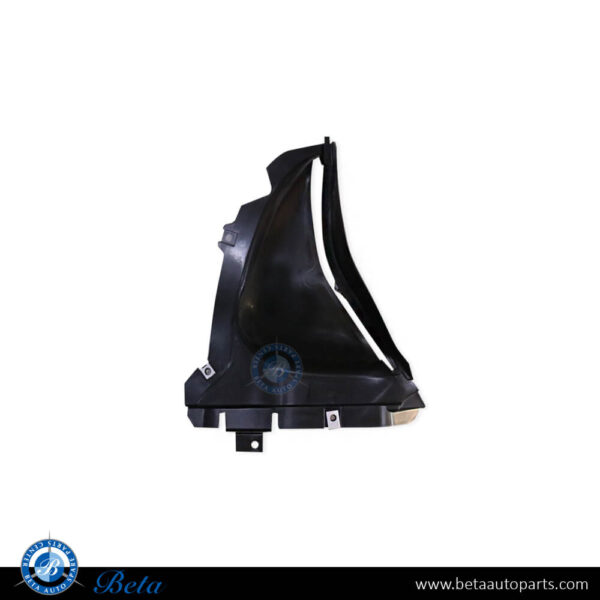 BMW 5 Series F10 (2010-2016), Front Wheel Fender Liner Triangular Cover (Left), China, 51757312829 / 51757186517