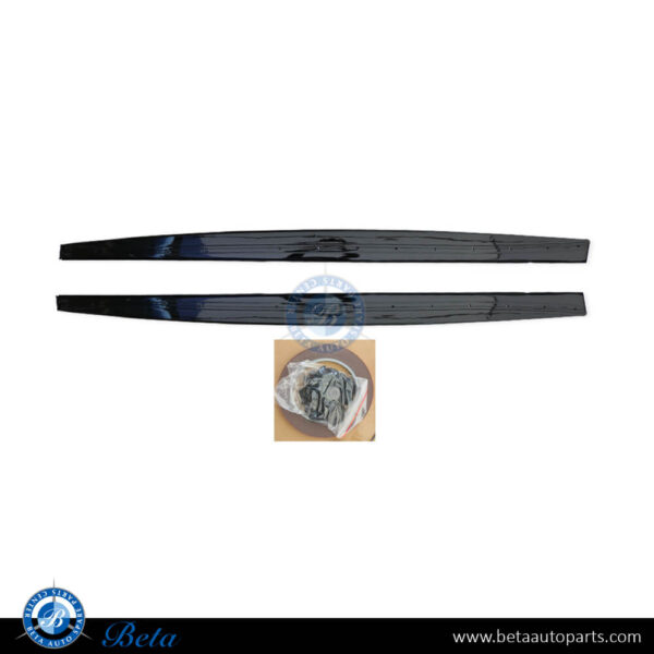 BMW 4 Series Coupe F32 (2014-2020), Side Skirts M-Performance for M-Tek (Gloss Black), China, 51778060847 / 51778060848