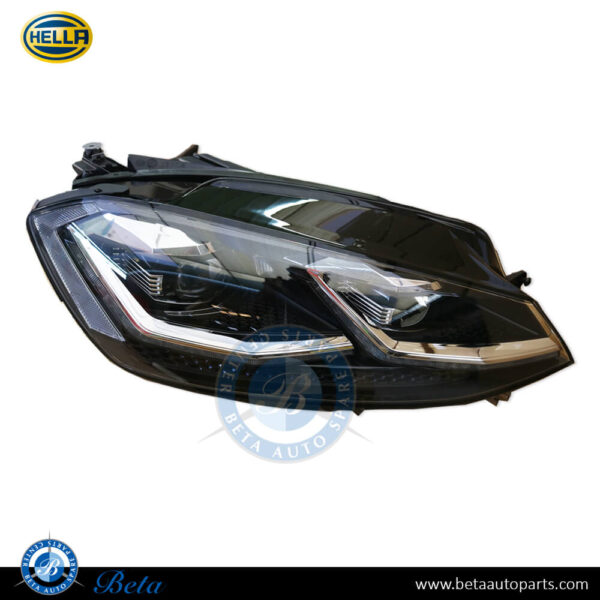 Volkswagen Golf 7.5 (2017-2019), Headlamp LED (Right), Hella, 5G1941774