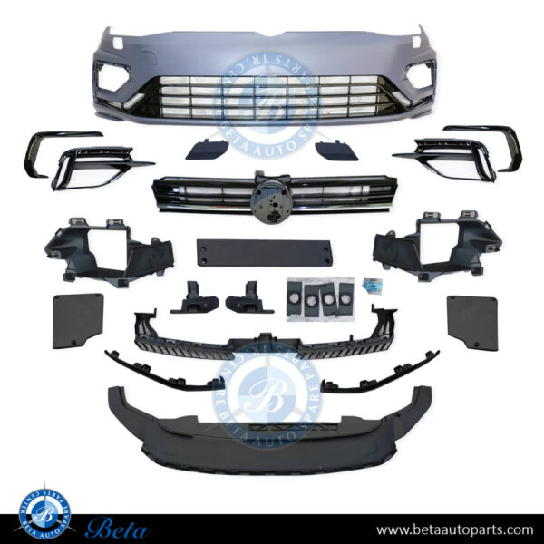 Volkswagen Golf 7 (2013-2016), Front Bumper Upgrade to 7.5 R Look, China, 5G0807217R