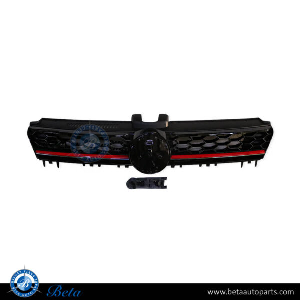 Volkswagen Golf 7 GTI (2013-2016), Radiator Grille, China, 5G0853651CK