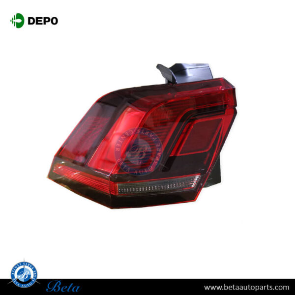 Volkswagen Tiguan (2017-2020), Tail Lamp LED (Left), Depo, 5NA945095B / 5NA945095C / 5NA945095B