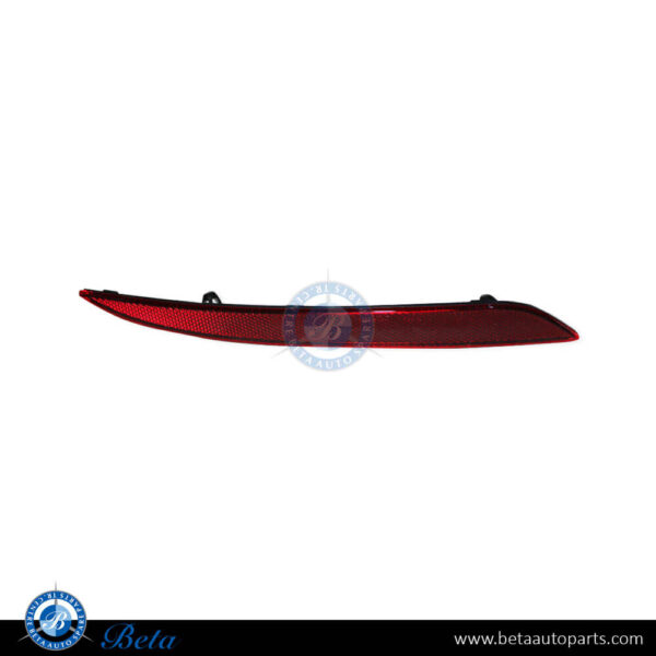 Tesla Model S (2012-2016), Rear Bumper Reflector (Right), China, 6007706-00-D / 6007706-00-C