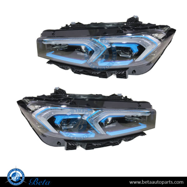 BMW 3 Series G20 LCI (2023-Up), Headlamp Upgrade from Adaptive LED to Laser Look, China, 63115A4F755 / 63115A4F756