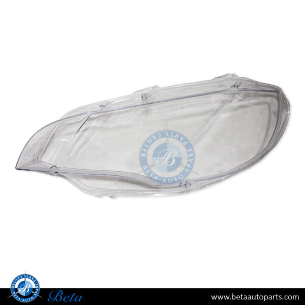 BMW X6 E71 (2008-2014), Headlamp Lens (Left), China, 63117287013