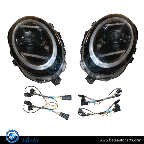 Mini Hatch F55 / F56  (2014-2017), Headlamp Upgrade from Normal to 2024 Look, China, 63117298311 / 63117298312