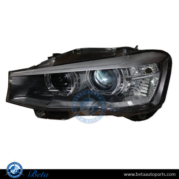 BMW X3 / X4 F25 LCI / F26  (2014-2018), Headlamp Xenon (Left), China, 63117401131