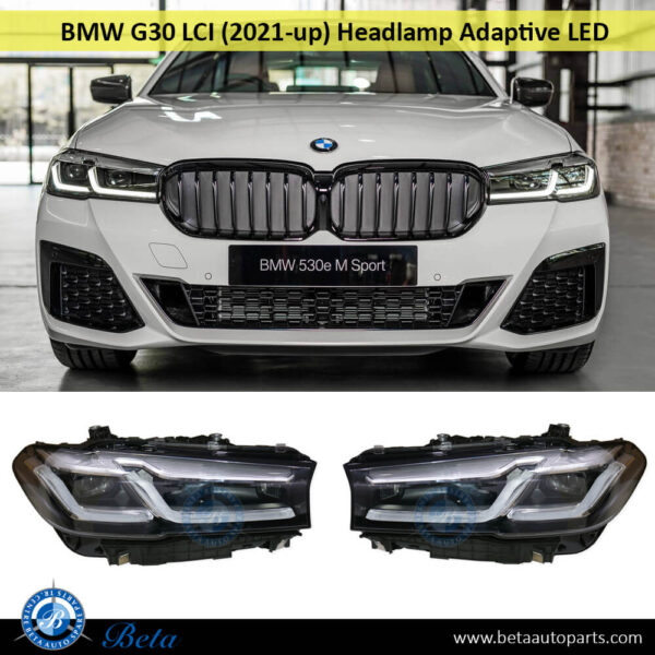 63119479261-bmw-5-series-g30-lci-headlamp-adaptive-led-car.jpg BMW 5 Series G30 LCI (2021-2023), Headlamp Adaptive LED (Right), China, 63119479262