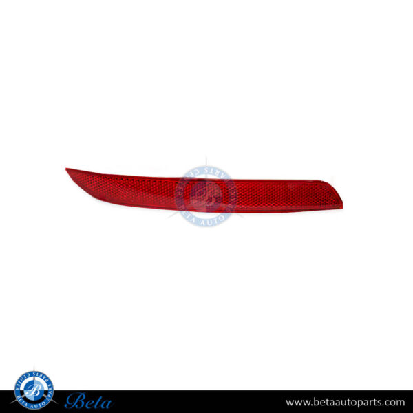 63147842955-bmw-5-series-f10-bumper-reflectore-m-tek-lh.jpg BMW 5 Series F10 (2010-2016), Rear Bumper Reflector M-Tek (Left), Taiwan, 63147842955
