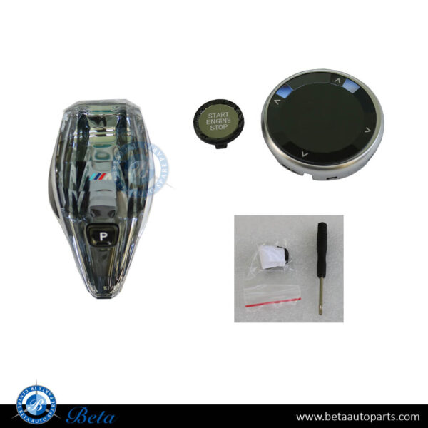 BMW 3/4 Series / X3 / X4 / X5 / X6 / X7 / Z4 G20 / G22 / G08 / G01 / G02 / G05 / G06 / G07 / G29 (2019-Up), Gear Knob Crystal Look, China, 61315A2FBE1