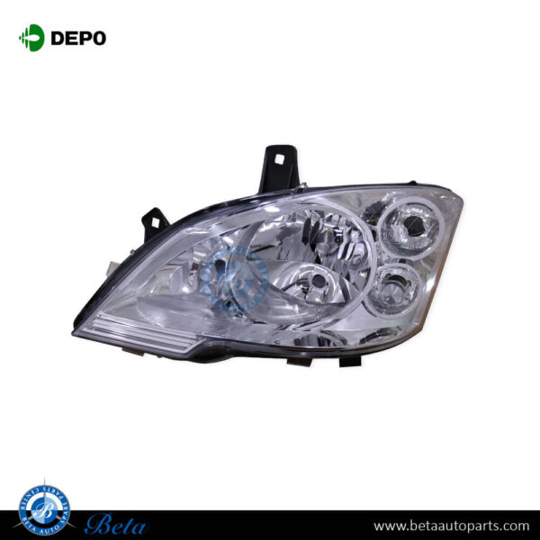 Mercedes Vito W639 (2010-2013), Headlamp (Left), Depo, 6398201861