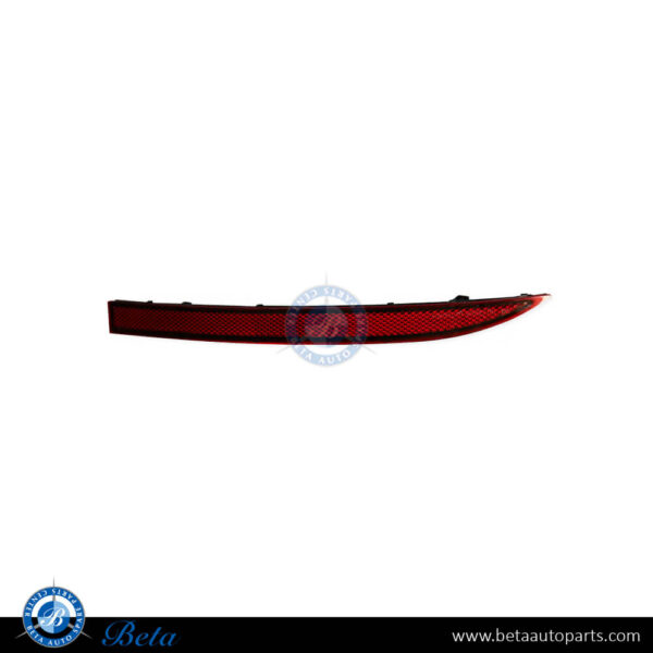 Volkswagen Touareg (2018-Up), Rear Bumper Reflector (Left), China, 760945105