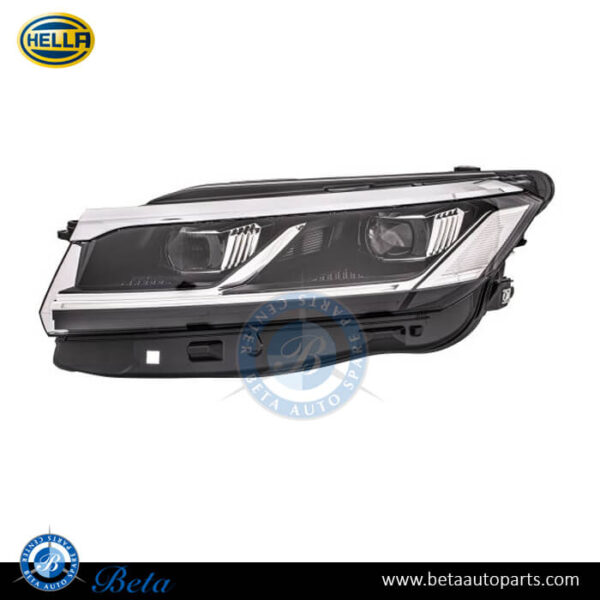 Volkswagen Touareg (2018-Up), Headlamp LED (Left), Hella, 761941035A / 761941773