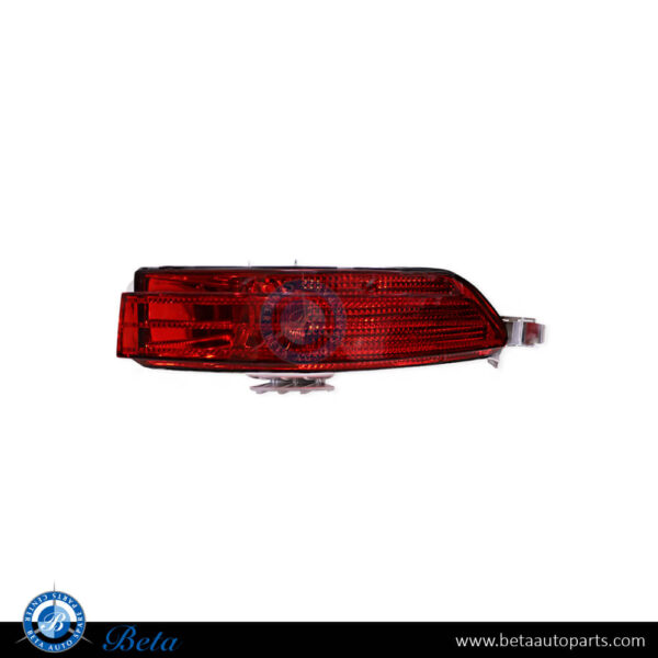 Volkswagen Touareg (2011-2014), Rear Bumper Reflector - Big (Left), China, 7P6945701D / 7P6945701F