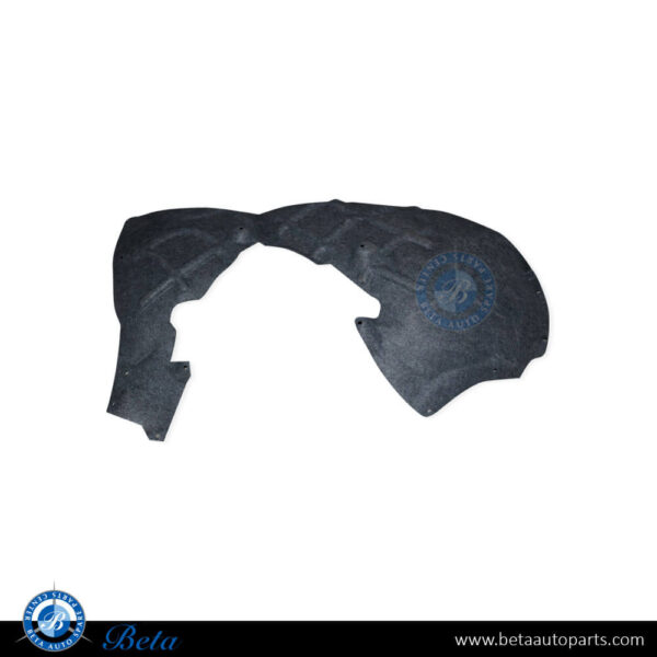 Volkswagen Touareg (2011-2017), Front Wheel Fender Liner Rear Half Flannel (Right), China, 7P6805978