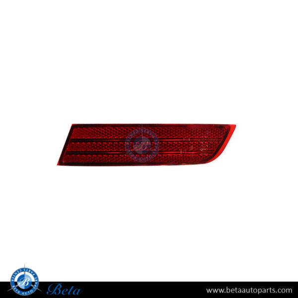Volkswagen Touareg (2015-2017), Rear Bumper Reflector - Small (Left), China, 7P6945105G