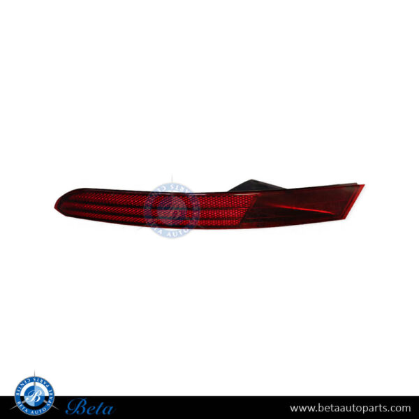 Volkswagen Touareg (2015-2017), Rear Bumper Reflector - Big (Left), China, 7P6945701