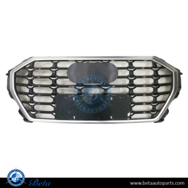 83f853651brn4-audi-q3-sportsback-s-line-radiator-grille-black-and-chrome.jpg Audi Q3 Sportsback S-Line (2019-Up), Radiator Grille (Black and Chrome), China, 83F853651BRN4