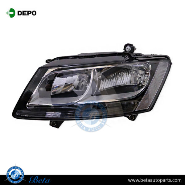 8R0941003AM-audi-q5-normal-headlamp-left-depo-parts-1.jpg Audi Q5 (2013-2017), Headlamp Normal (Left), Depo, 8R0941003AM