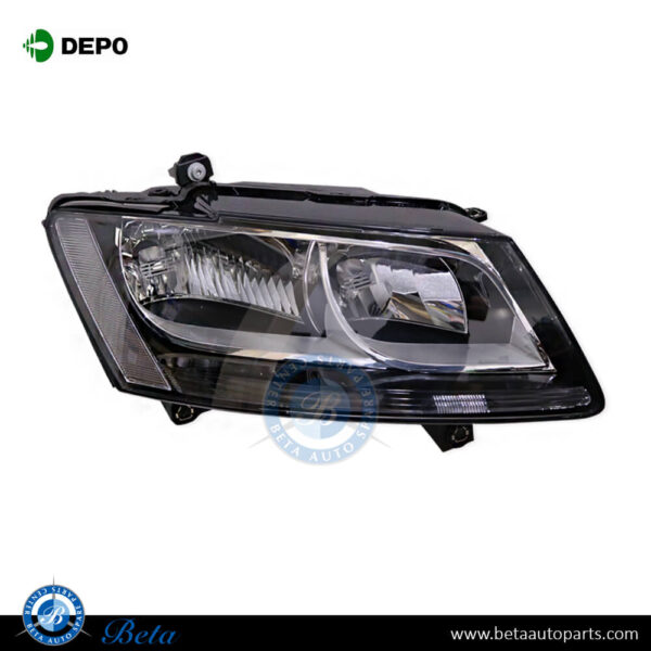 8R0941004AM-audi-q5-normal-headlamp-right-depo-parts-1.jpg Audi Q5 (2013-2017), Headlamp Normal (Right), Depo, 8R0941004AM