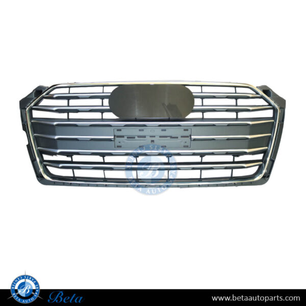 Audi A5 S-Line (2017-2019), Radiator Grille (Gray), China, 8W6853651AB