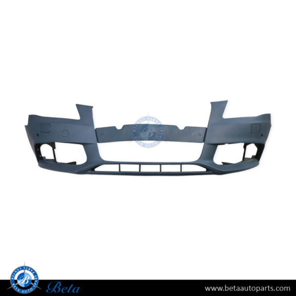 Audi A4 (2008-2011), Front Bumper with PDC with Washer, China, 8K0807105C