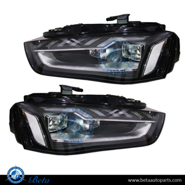 Audi A4 (2012-2015), Headlamp Upgrade from Normal to 2020 LED Look, China, 8K0941003L / 8K0941004L
