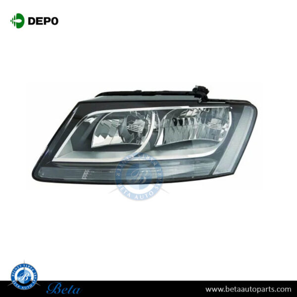 8r0941029-audi-q5-headlamp-normal-left.jpg Audi Q5 (2009-2012), Headlamp Normal (Left), Depo, 8R0941029