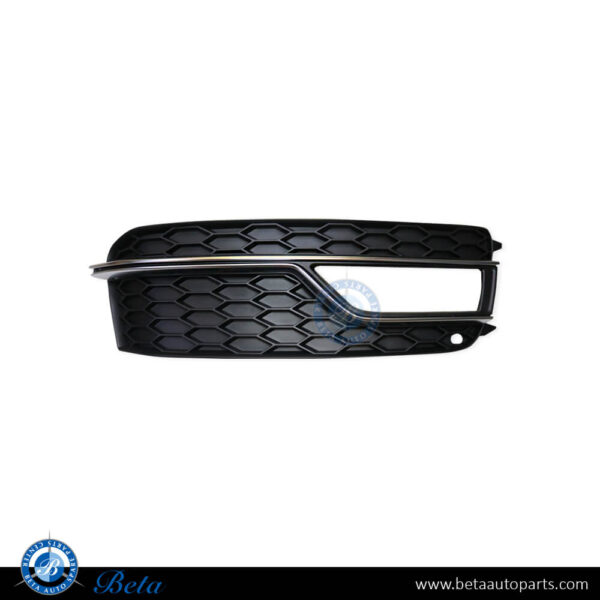 Audi A5 S-Line (2012-2016), Fog Lamp Cover - Silver (Right), China, 8T0807682M