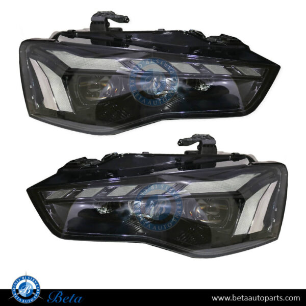 Audi A5 (2012-2016), Headlamp Upgrade from Xenon to 2020 Rs5 Laser Look, China, 8T0941043C / 8T0941044C