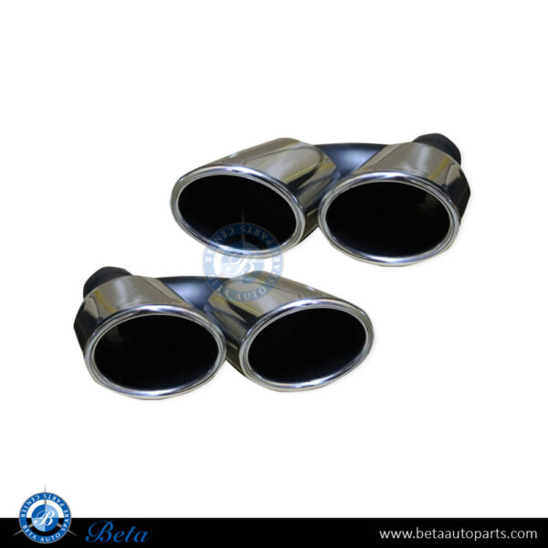 Audi A4 / A5 (2016-Up), Exhaust Tips S4/S5 Look, China, 8W0253825D / 8W0253826D
