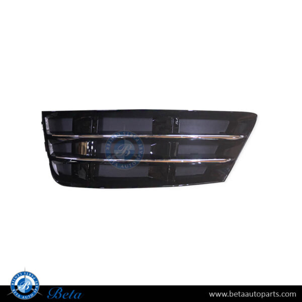 Audi A4 (2016-2019), Fog Lamp Cover with Chrome Moulding without Hole (Left), China, 8W0807681