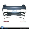 Audi A4 (2020-Up), Rear Bumper with PDC, China, 8W5807067G