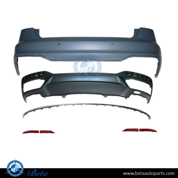 Audi A4 (2020-Up), Rear Bumper with PDC, China, 8W5807067G