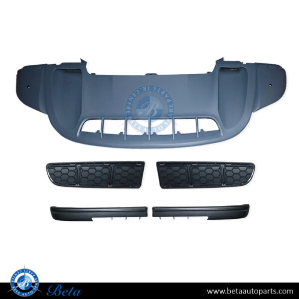 Porsche Cayenne GTS / Turbo (2011-2014), Front Bumper Lower Spoiler, Taiwan, 95850510000