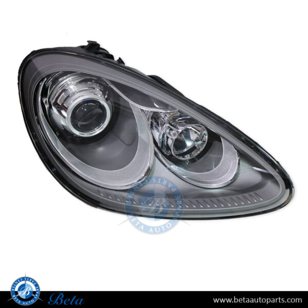 Porsche Cayenne (2011-2014), Headlamp Xenon - Silver (Right), China, 95863117600