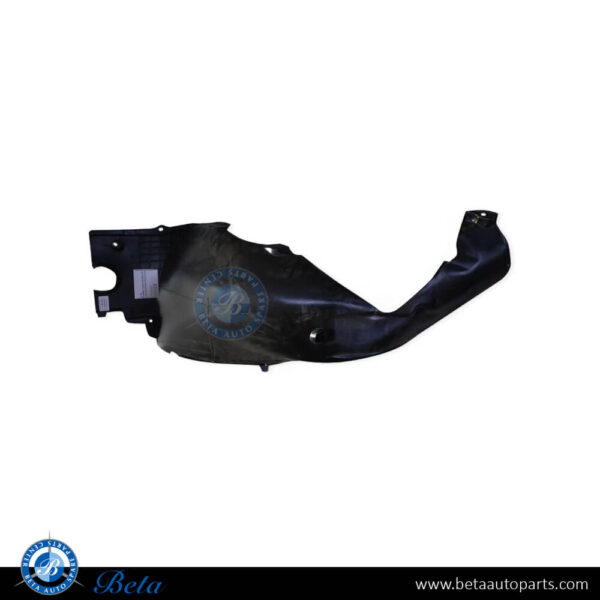 Porsche Panamera (2010-2016), Front Wheel Fender Liner - Rear Half (Right), China, 97050412604