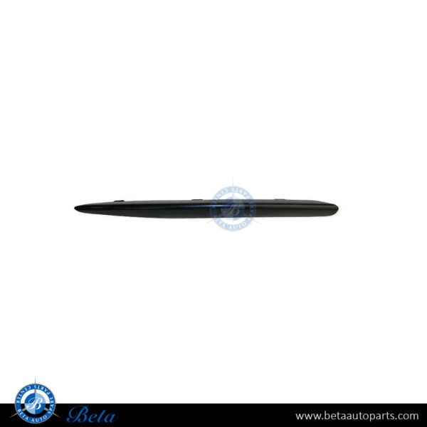 Porsche Panamera (2010-2013), Fog Lamp Cover Upper Moulding - Black (Left), China, 97050557300